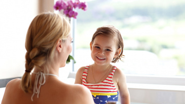 Privat Spa mit Baby